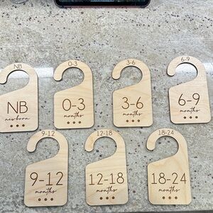 Wooden Baby Closet Dividers